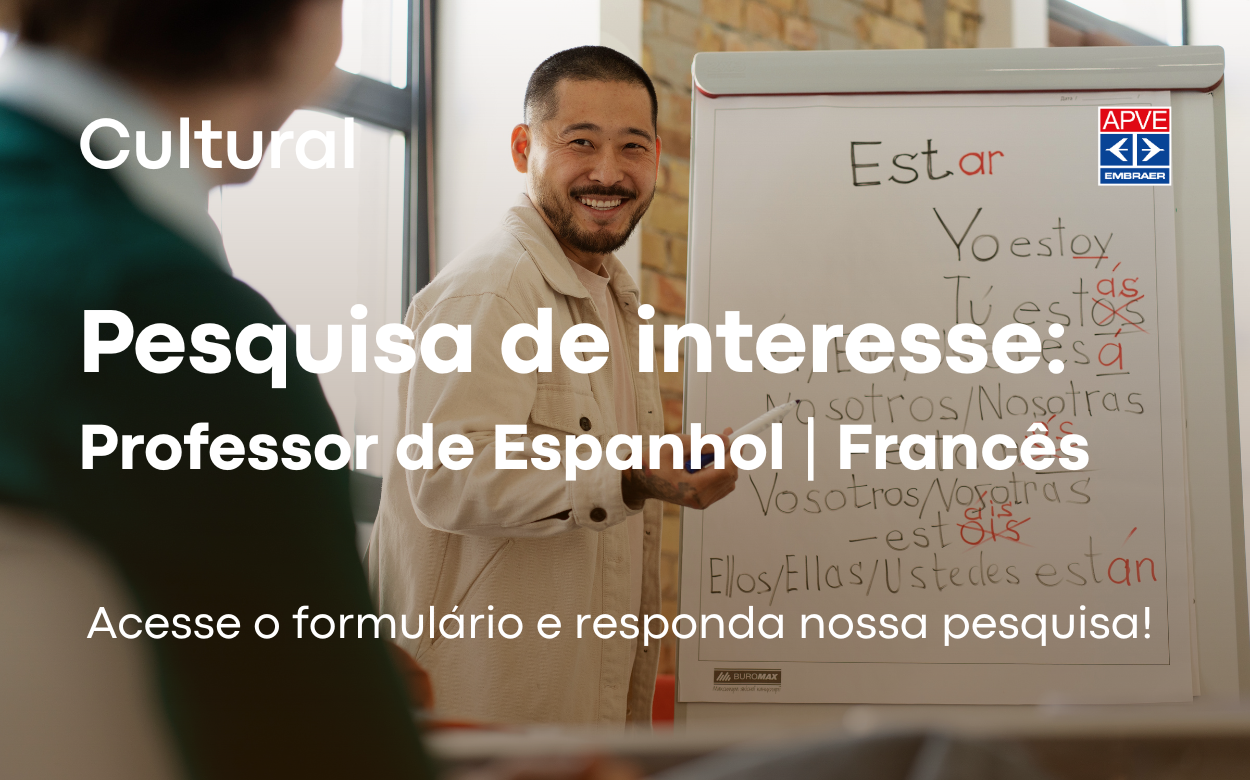 APVE abre pesquisa em busca de professores de francês e espanhol
