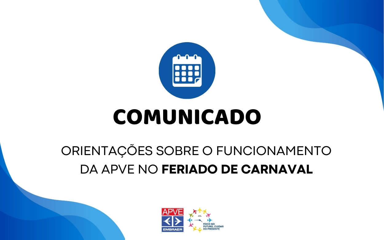 Horário de Funcionamento - Carnaval (14 a 17 de fevereiro)