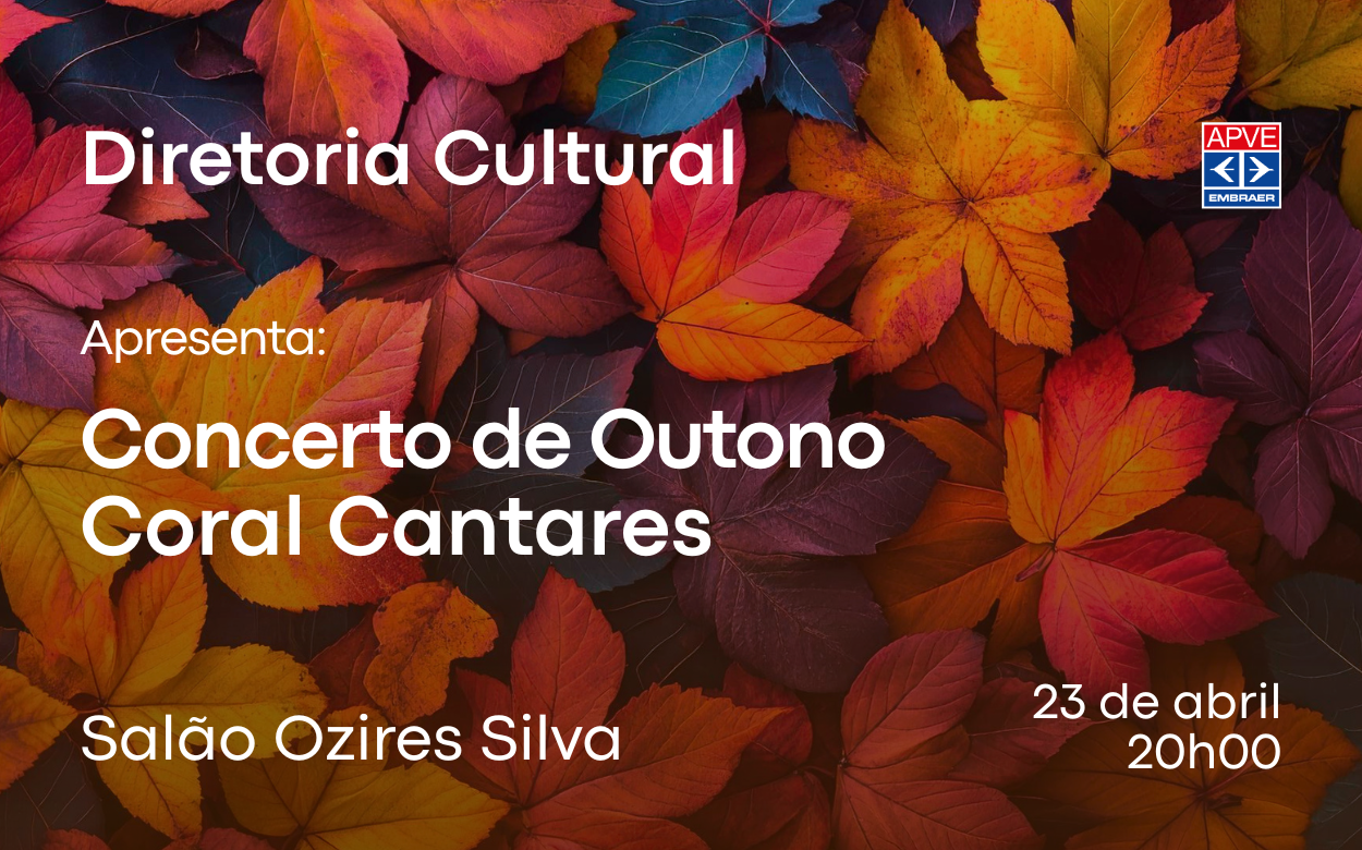 Coral Cantares APVE apresenta espetáculo especial de outono no dia 23 de abril