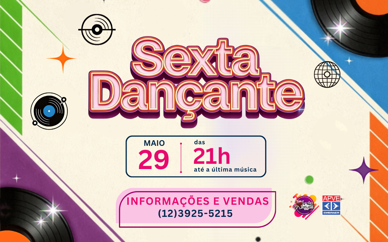 Sexta Dançante: Seu convite para a melhor noite do mês