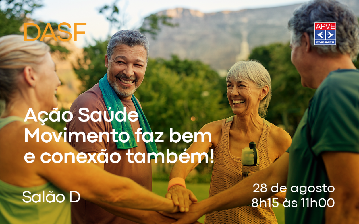 Ação Saúde - Movimento faz bem e conexão também!