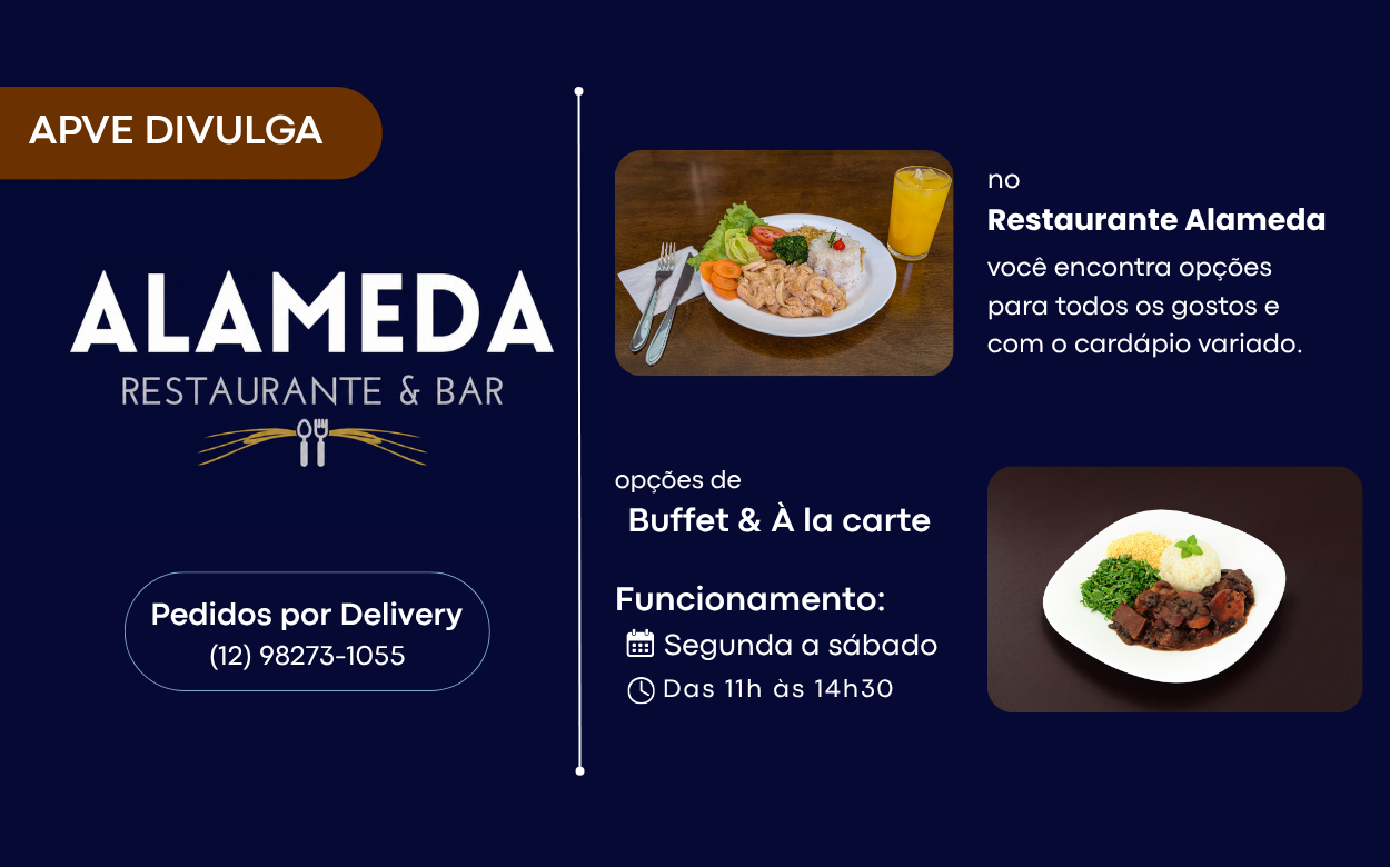 APVE DIVULGA: Seu almoço merece um momento especial!